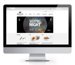Publicidad para el evento Shopping Night de Central Cafe l'illa